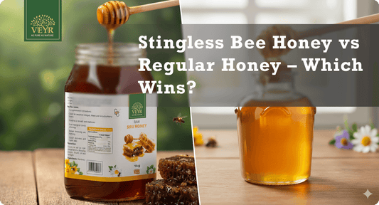 Rootsveyr stingless bee honey bottle for wellness and gifting