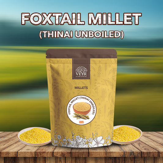 Foxtail Millet Grains (Thinai Millet).