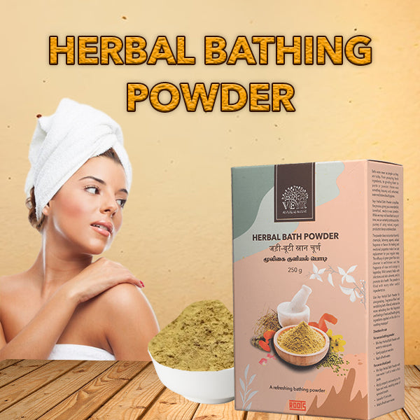 Herbal Bathing Powder | Herbal Powder for Bath Online – ROOTS VEYR ONLINE
