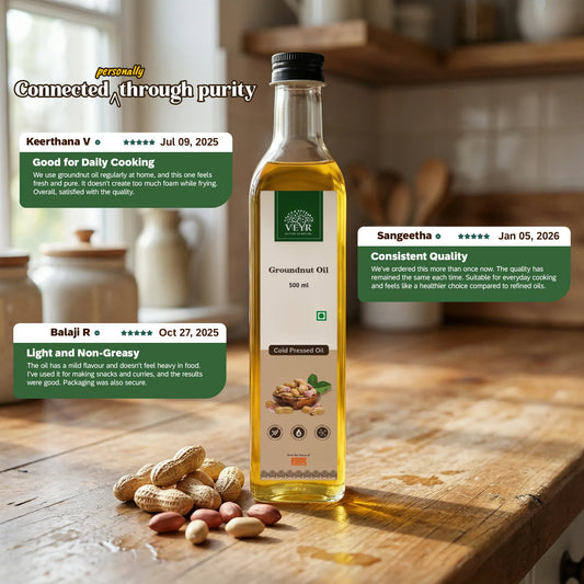Cold Pressed Groundnut Oil